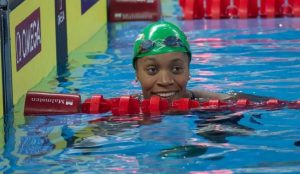 Alia Atkinson wins third straight world title in 100m breaststroke