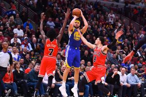 Klay Thompson sets NBA record for most three pointers in a game