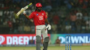 KXIP falter despite Chris Gayle half century