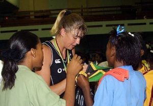 Retired netball shooter Irene Van Dyke flies in today for ‘Pickney’ Coaching Clinic