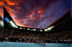 Action at the Australian Open will be confined to the three stadiums with retractable roofs