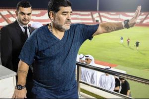 Diego Maradona resigned as coach of United Arab Emirates second division club Al Fujairah