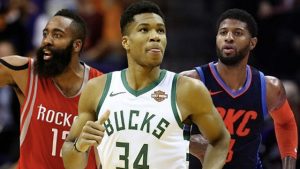 Harden, Antetokounmpo & George shortlisted for NBA MVP award