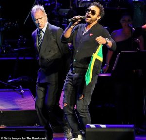 Shaggy performs for Rainforest fund in New York