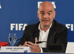 Gianni Infantino has warned against re-starting soccer too early