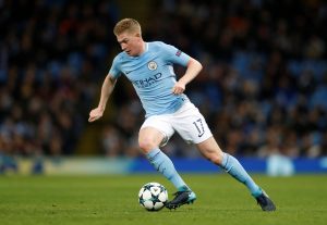 Manchester City’s Kevin de Bruyne has returned to training