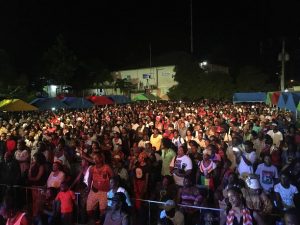 Patrons braved the weather for Garvey Celebration