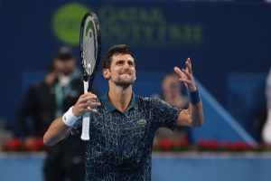 Novak Djokovic advances to last eight of the Qatar Tennis Open