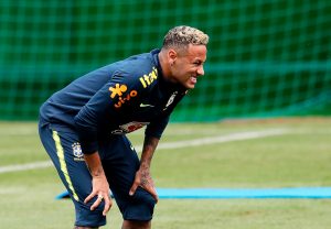 Neymar’s Injury scare for Brazil ahead of their second round group G’ game against Costa Rica