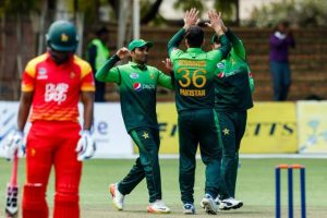 Pakistan thrash Zimbabwe by 201 runs in the opening match of their one-day series