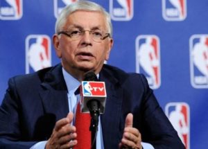 David Stern remains in a serious condition after suffering a brain haemorrhage