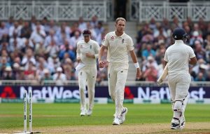 England bowler Stuart Broad fined for breach of ICC Code of Conduct