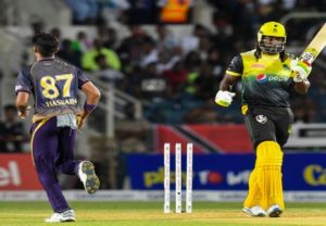 Ja­maica Tallawahs skip­per Chris Gayle fined by CPL for his side’s slow over rate