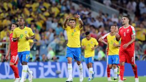 Brazil set up last 16 clash with Mexico