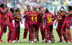 The West Indies women builds moment