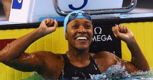 Alia Atkinson smashes world record at FINA World Cup