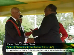 Irie FM’s Bob Clarke among scores of persons given national awards today