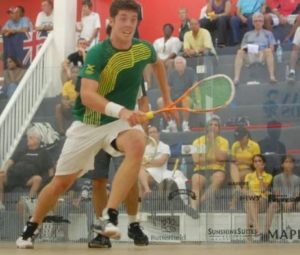 Jamaica’s 2019 World Squash Federation team in action