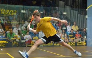 Chris Binnie says he is fired up and ready to compete in World Squash Champs