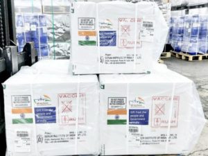 Vaccines en route from India to Jamaica