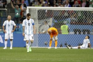 Argentina on the brink of elimination after being whipped 3-nil by Croatia