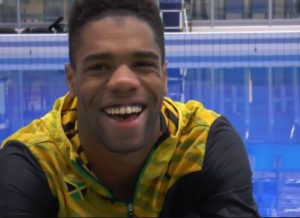 Olympic diver Yona Knight-Wisdom stages an hour-long training session at Aquatic Centre