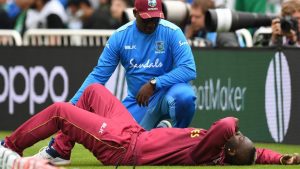 Andre Russell suffers injury in West Indies loss to England