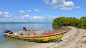 Fisherfolk preparing for approaching weather system