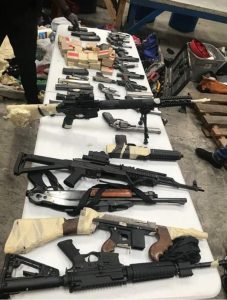 High powered rifles among 20 guns seized