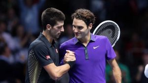 Novak Djokovic and Roger Federer progressed in contrasting fashion at Shanghai Masters