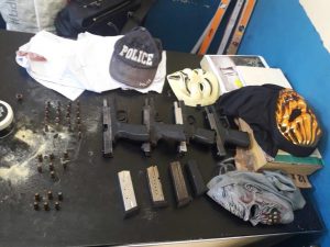 Guns and lead sheets seized in Hanover