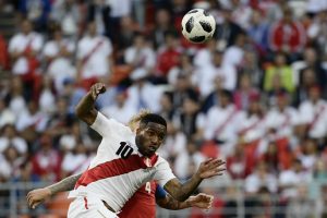 Peru forward Jefferson Farfan remains in hospital