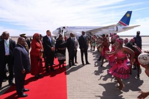 Holness arrives in Namibia for state visit; Namibia to honour Garvey