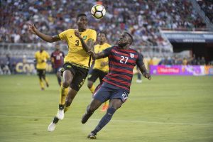 Jamaica clips USA 1- nil in friendly International in Washington, DC