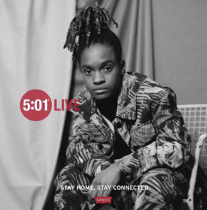 Koffee performs for Levi’s 501 Quarantine Concert Series