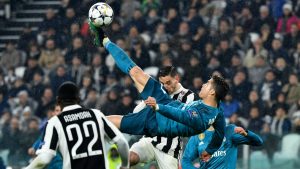 Cristiano Ronaldo’s amazing overhead kick wins UEFA Goal of the Season award