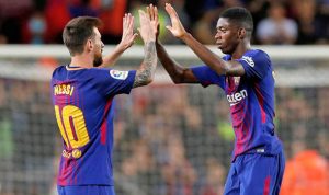 Lionel Messi praises Dembele