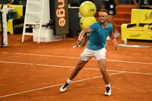 Rafael Nadal demolished Stan Wawrinka in straight sets to reach the semi-finals of the Madrid Open