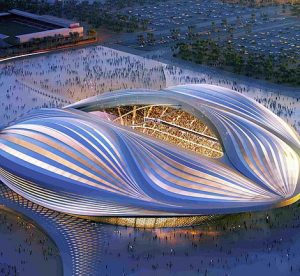 Football stadium resembling female genitalia unveiled in Qatar ahead of the 2022 World Cup